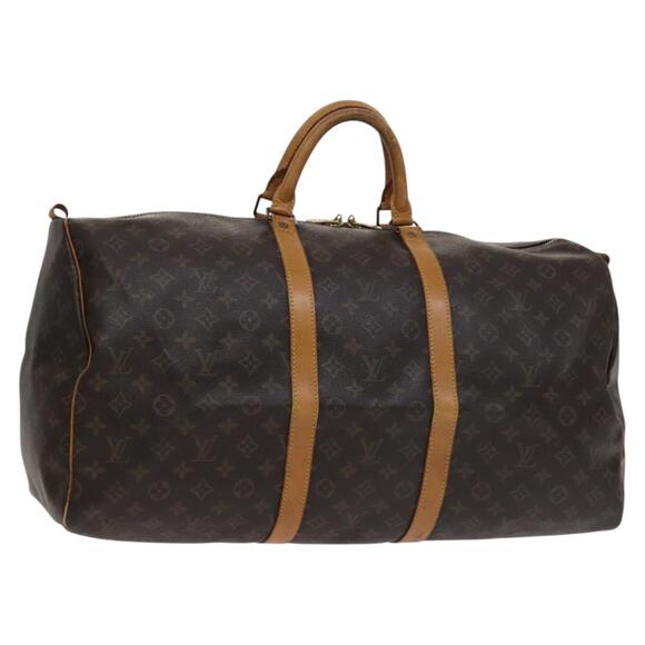 LOUIS VUITTON Monogram Keepall 55 Boston Bag M41424 - Picture 1 of 16